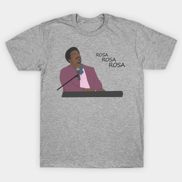 Rosa Rosa Rosa T-Shirt by LilbrownieA